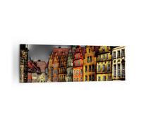 Impression sur Toile 160x50cm Tableaux Image maisons monuments historiques