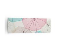 Impression sur Toile 160x50cm Tableaux Image Parapluies Ampoule improvisation