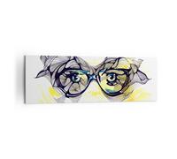 Impression sur Toile 160x50cm Tableaux Image personne oeil nuances décoration