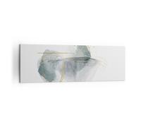 Impression sur Toile 160x50cm Tableaux Image Photo Aquarelle Taches Or