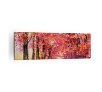 Impression sur Toile 160x50cm Tableaux Image Photo Automne Parc Avenue