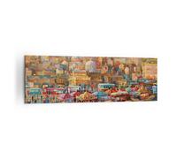 Impression sur Toile 160x50cm Tableaux Image Photo Couleurs Ville Turquie