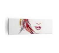 Impression sur Toile 160x50cm Tableaux Image Photo dame parfaite robe l'élégance