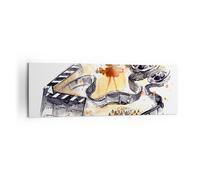 Impression sur Toile 160x50cm Tableaux Image Photo Film projecteur illustration