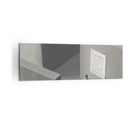 Impression sur Toile 160x50cm Tableaux Image Photo Labyrinthe Gris Perdu