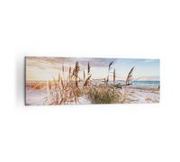 Impression sur Toile 160x50cm Tableaux Image Photo Mouette Mer Côte Decoration