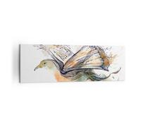 Impression sur Toile 160x50cm Tableaux Image Photo Oiseaux imaginaire le concept