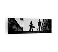 Impression sur Toile 160x50cm Tableaux Image Photo Ombre Photographie Escaliers