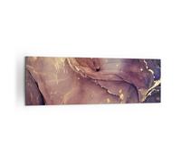 Impression sur Toile 160x50cm Tableaux Image Photo Pierre Or Marbre Decoration