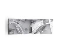Impression sur Toile 160x50cm Tableaux Image Photo Science Illusion Escaliers