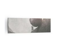 Impression sur Toile 160x50cm Tableaux Image Photo Sisyphe Travail Pierre