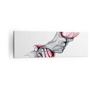 Impression sur Toile 160x50cm Tableaux Les mains les partenariats aide soutien