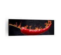 Impression sur Toile 160x50cm Tableaux Piment paprika organique agriculture