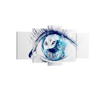 Impression sur Toile 160x85cm Tableaux désert imaginaire globe oculaire