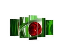 Impression sur Toile 160x85cm Tableaux Image Infographie 3d moderne composition