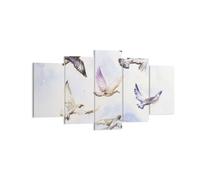 Impression sur Toile 160x85cm Tableaux Image Oiseaux aquarelle sauvagerie vol