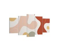 Impression sur Toile 160x85cm Tableaux Image Photo Abstraction Taches Moderne