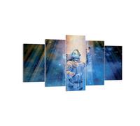 Impression sur Toile 160x85cm Tableaux Image Photo Astronaute Lumière Cosmos