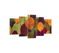 Impression sur Toile 160x85cm Tableaux Image Photo Automne Feuilles Graphismes