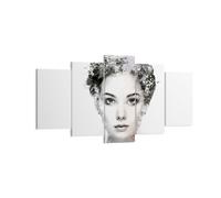 Impression sur Toile 160x85cm Tableaux Image Photo Belle femme visage Decoration