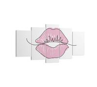 Impression sur Toile 160x85cm Tableaux Image Photo Bouche Image Moderne
