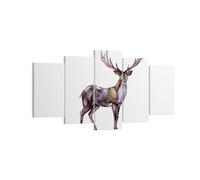 Impression sur Toile 160x85cm Tableaux Image Photo Cher Animal Sauvage Forêt