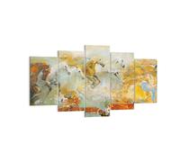 Impression sur Toile 160x85cm Tableaux Image Photo Chevaux Galop Modernes