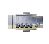 Impression sur Toile 160x85cm Tableaux Image Photo Chrome balles science
