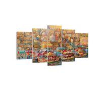Impression sur Toile 160x85cm Tableaux Image Photo Couleurs Ville Turquie