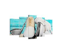Impression sur Toile 160x85cm Tableaux Image Photo golf balle herbe sports