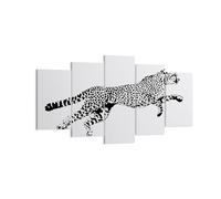 Impression sur Toile 160x85cm Tableaux Image Photo Guépard animaux points