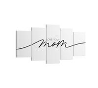 Impression sur Toile 160x85cm Tableaux Image Photo Je t'aime maman Decoration