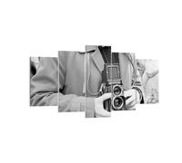 Impression sur Toile 160x85cm Tableaux Image Photo La Caméra Rétro Vintage