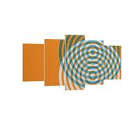 Impression sur Toile 160x85cm Tableaux Image Photo L'Abstraction Moderne Cercles
