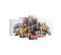 Impression sur Toile 160x85cm Tableaux Image Photo Les animaux koala lion singe