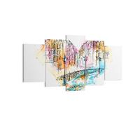 Impression sur Toile 160x85cm Tableaux Image Photo lieu ville Architecture coeur