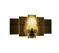 Impression sur Toile 160x85cm Tableaux Image Photo Méditation Temple Ombre