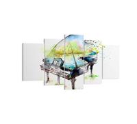 Impression sur Toile 160x85cm Tableaux Image Photo Piano Nature Musique élégance