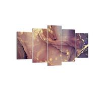 Impression sur Toile 160x85cm Tableaux Image Photo Pierre Or Marbre Decoration