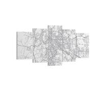 Impression sur Toile 160x85cm Tableaux Image Photo Ville Carte Rome Decoration