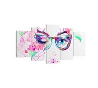 Impression sur Toile 160x85cm Tableaux Lunettes de vue globe oculaire femelle