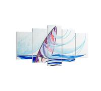 Impression sur Toile 160x85cm Tableaux Planche à voile graphique été