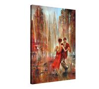 Impression sur Toile 40x60cm - Tango - Photo sur Toile Tendue sur 2cm Châssis en Bois - Tableau Déco d'art Murale par Annette Schmucker