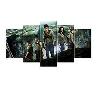 Impression Sur Toile 5 Parties Image Imprimée Sur Toile Film The Maze Runner Paintings Peinture Décoration Murale 150×80Cm Avec Cadre Artwork Peinture