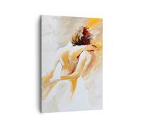 Impression sur Toile 50x70cm Tableaux Caractère l'amitié l'amour le mariage