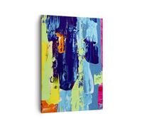Impression sur Toile 50x70cm Tableaux Image Abstraction conception graphiques
