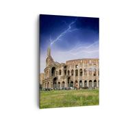 Impression sur Toile 50x70cm Tableaux Image Italie architecture colisée tourisme