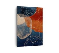 Impression sur Toile 50x70cm Tableaux Image Les couleurs les formes la géométrie