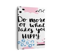 Impression sur Toile 50x70cm Tableaux Image Mots Motivation Heureux message