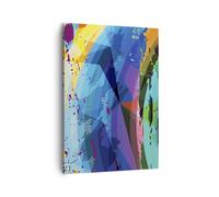 Impression sur Toile 50x70cm Tableaux Image Photo abstraction moderne Decoration